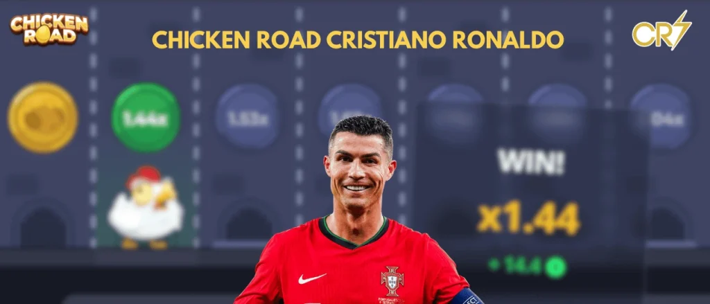 Chicken Road Cristiano Ronaldo game image
